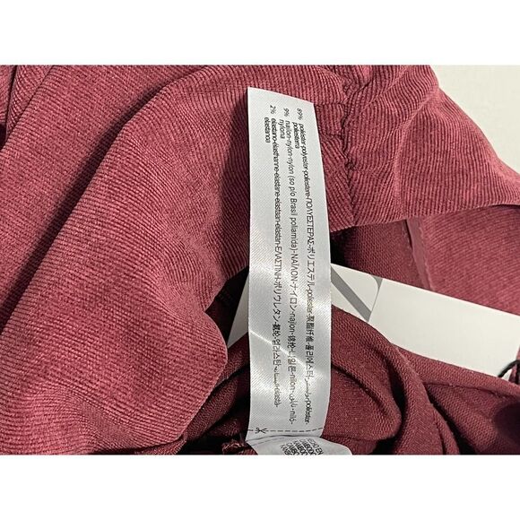 Zara Draped Corduroy Ruched Mini Skirt Dusty Burgundy Red Women’s Size Medium‎ - Picture 5 of 10